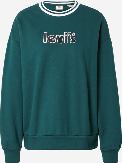 Bluză de molton 'Graphic Prism Crew' LEVI'S ® pe verde / negru / alb, Vizualizare produs
