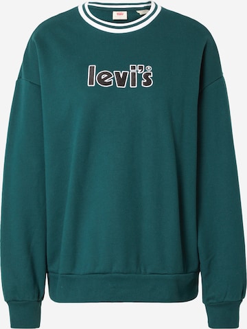 LEVI'S ® Sweatshirt 'Graphic Prism Crew' in Green: front