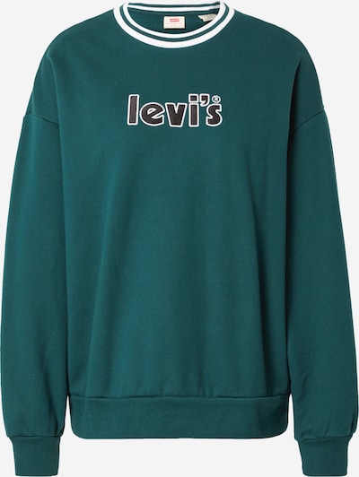 LEVI'S ® Sweatshirt 'Graphic Prism Crew' in grün / schwarz / weiß, Produktansicht