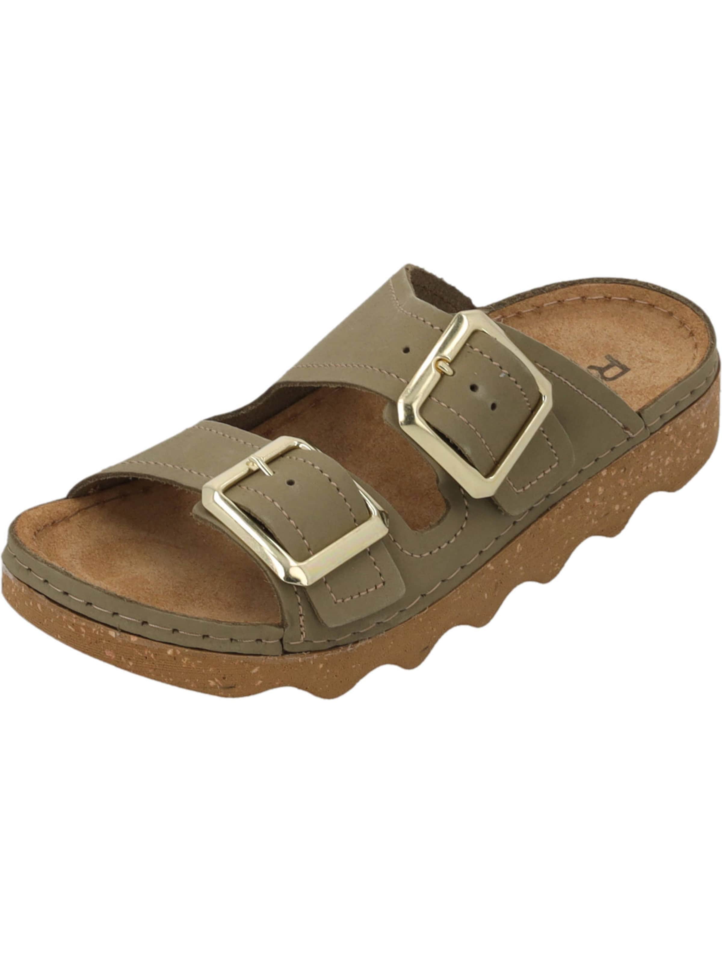 ROHDE Mules in Green: front