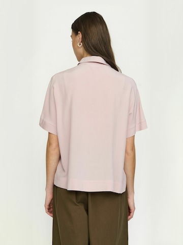 Soft Rebels Shirt ' SRFreedom ' in Lila: terug
