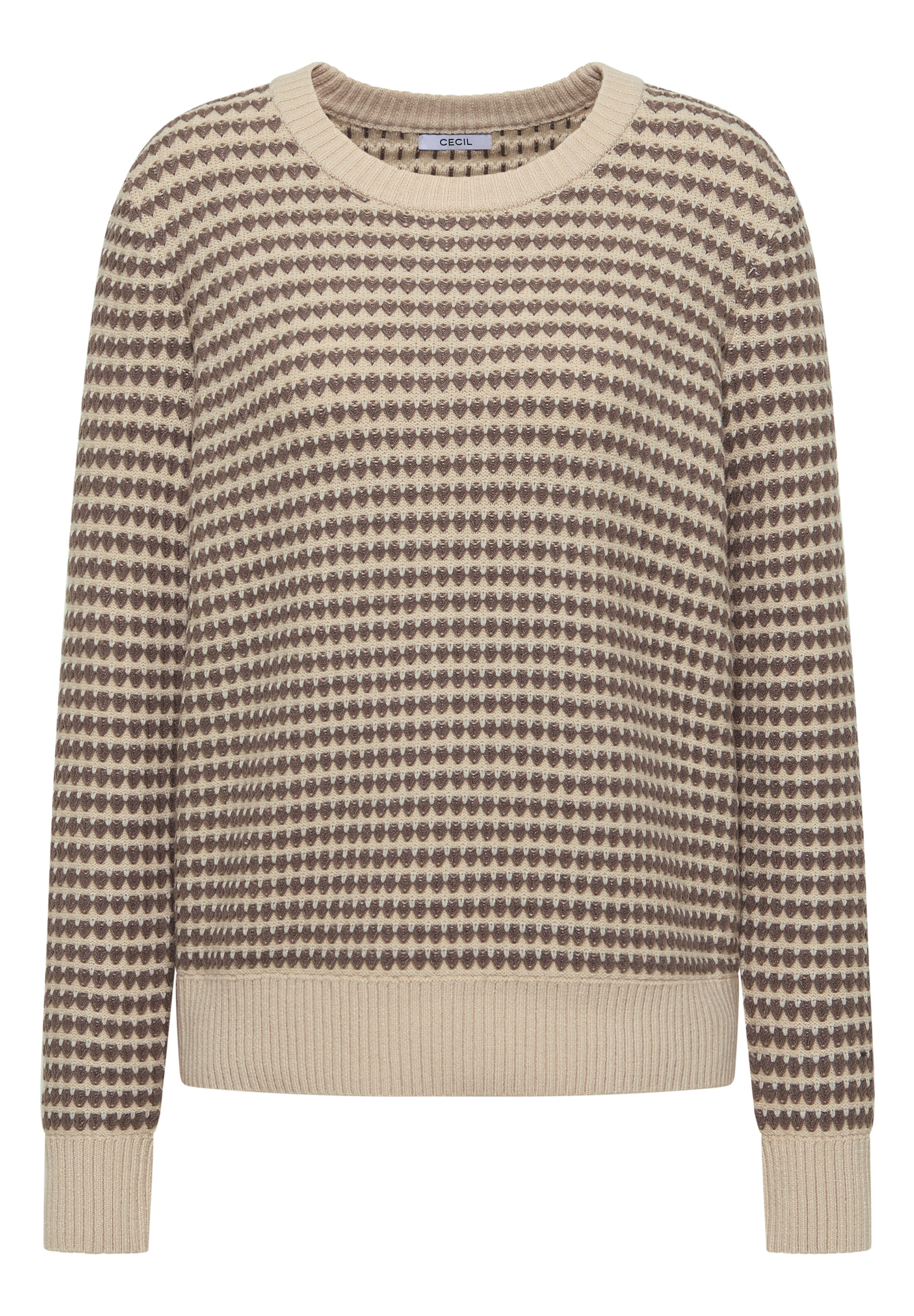 CECIL Sweater in Brown: front