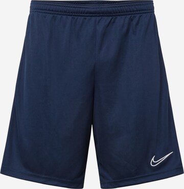 NIKE Workout Pants 'Academy' in Blue: front