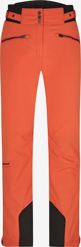 ZIENER Regular Workout Pants 'TILLA' in Orange: front