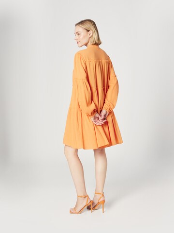 Guido Maria Kretschmer Women Skjortklänning 'Aurelia' i orange: baksida