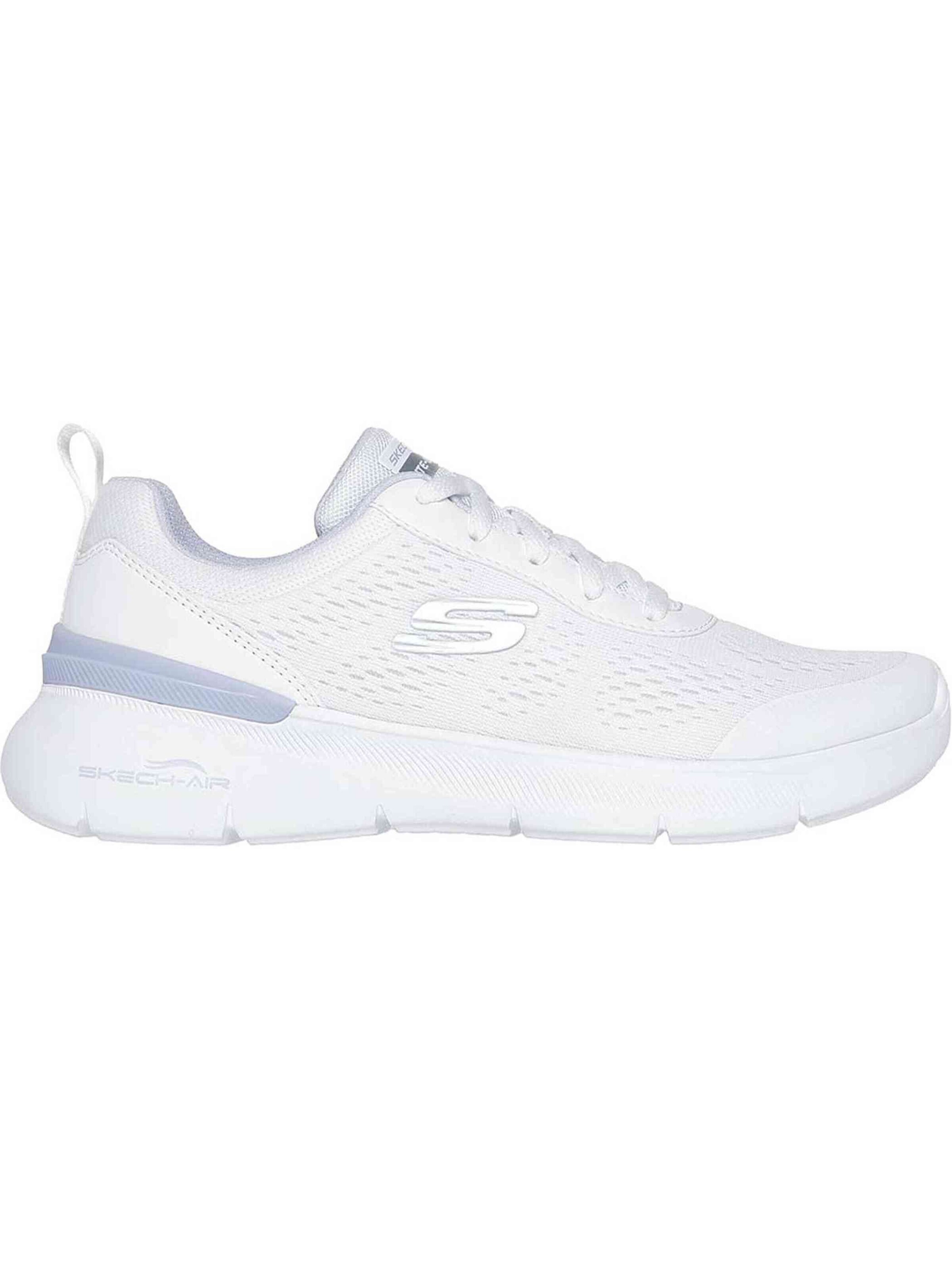 Chaussure de course '070-611178' SKECHERS en blanc