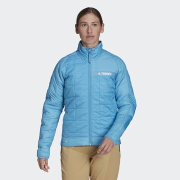 Veste outdoor ADIDAS TERREX en bleu : devant