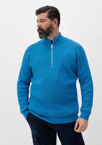 s.Oliver Sweater in Blue: front