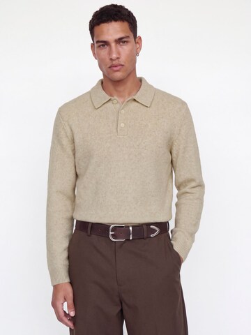 JACK & JONES - Jersey en beige: frente