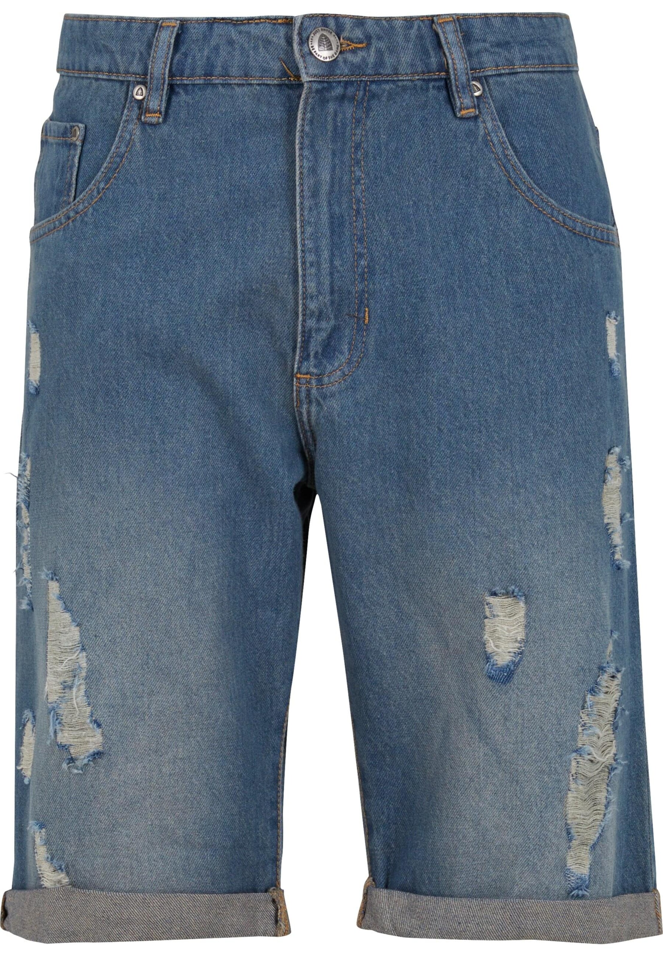 Just Rhyse Loosefit Džíny 'Sydney' – modrá: přední strana