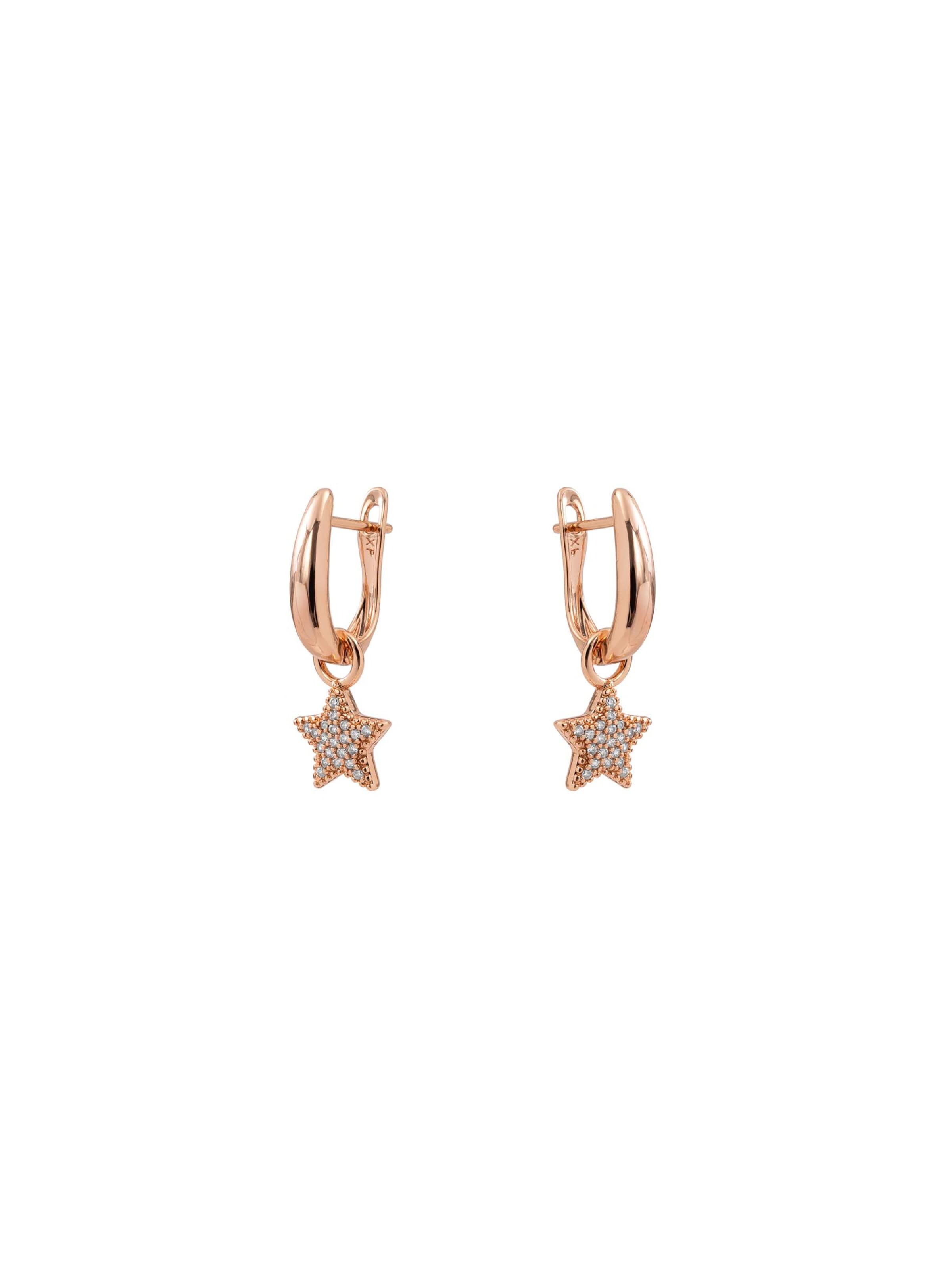 Luxenter Ohrringe 'Maliard'‌‌‌ in Gold: Vorderseite