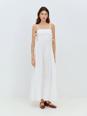 Cie Cie - Vestido en blanco: frente