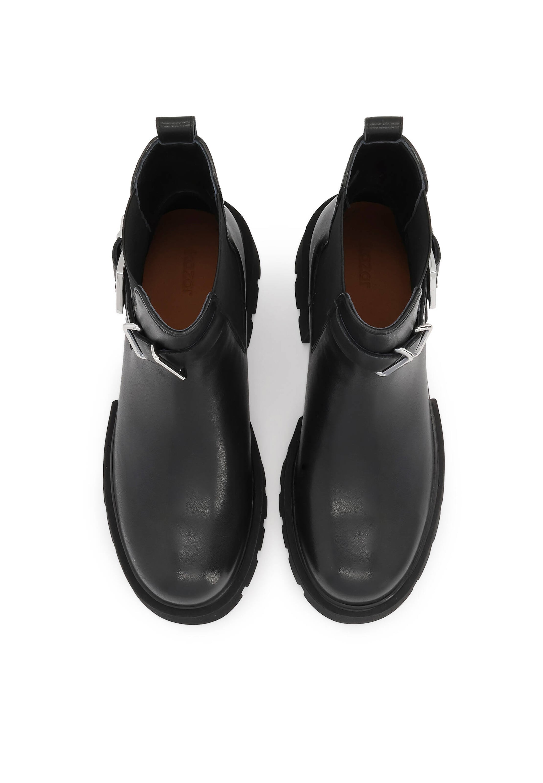 Ghete chelsea de la Kazar pe negru