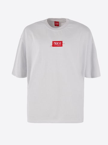 Picaldi Shirt 'Emphasize Oversize' in Weiß: Vorderseite