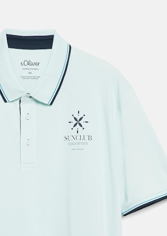 s.Oliver Men Big Sizes Shirt in Blue