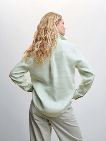 MANGO Blouse 'Samara' in Groen