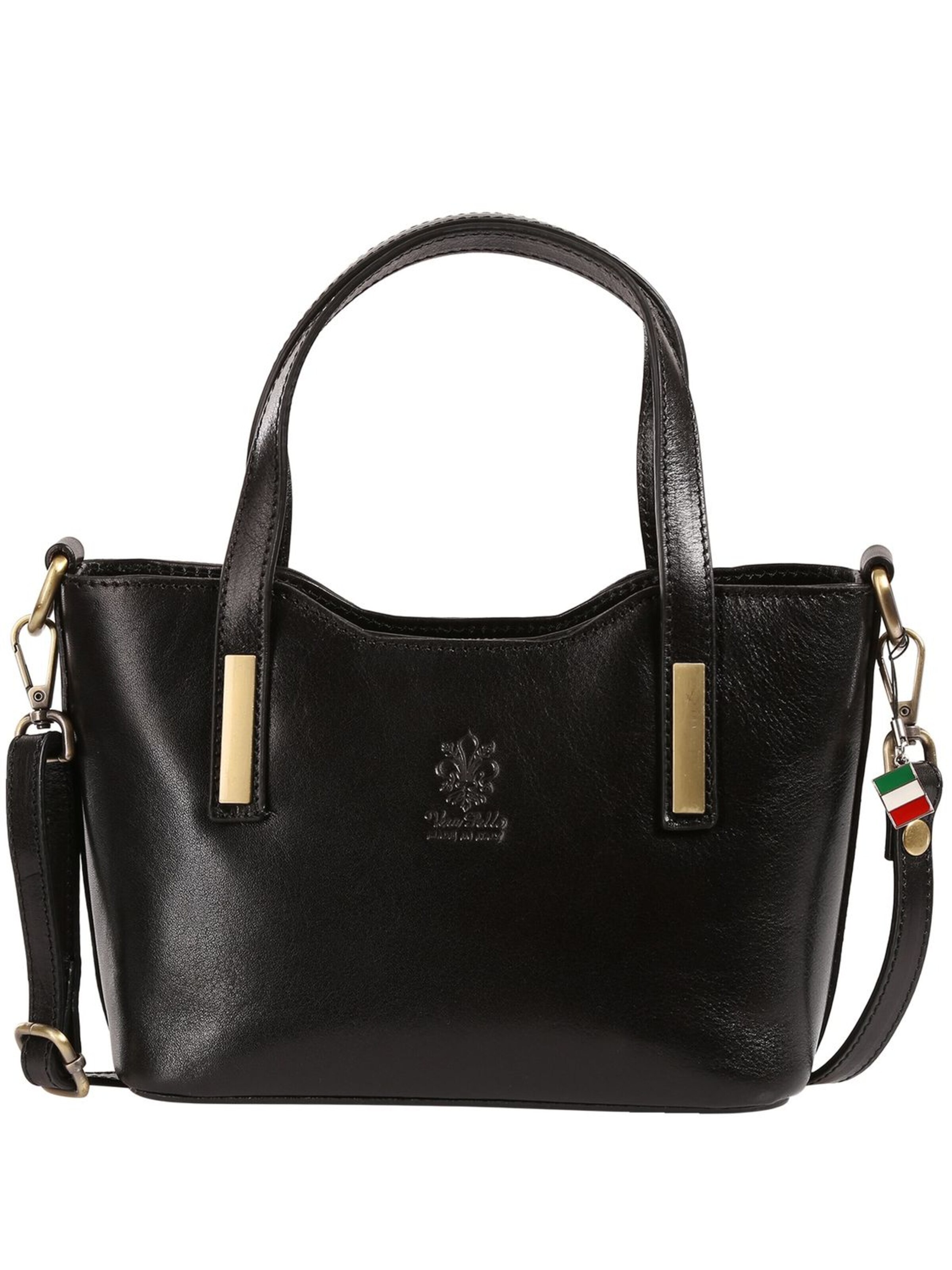Borsa a mano di Florence in nero: frontale