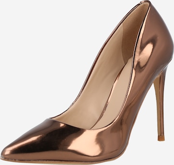 ALDO - Zapatos con plataforma 'STESSY' en bronce: frente