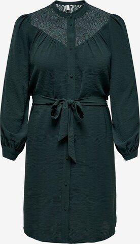 ONLY Carmakoma Shirt Dress in Green: front