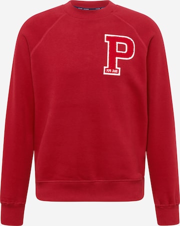 Pepe Jeans Sweatshirt 'Pike' in Rood: voorkant