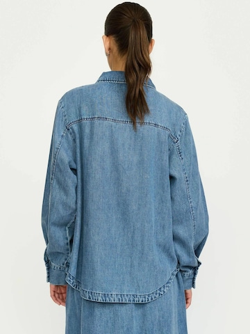 Soft Rebels Shirts ' SRKeira ' i blå: tilbage