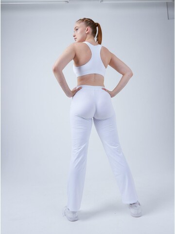 SPORTKIND Regular Sporthose 'Training Pants'‌‌‌‌‌‌‌‌‌‌ in Weiß