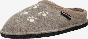 HAFLINGER Hausschuhe in Beige: Vorderseite