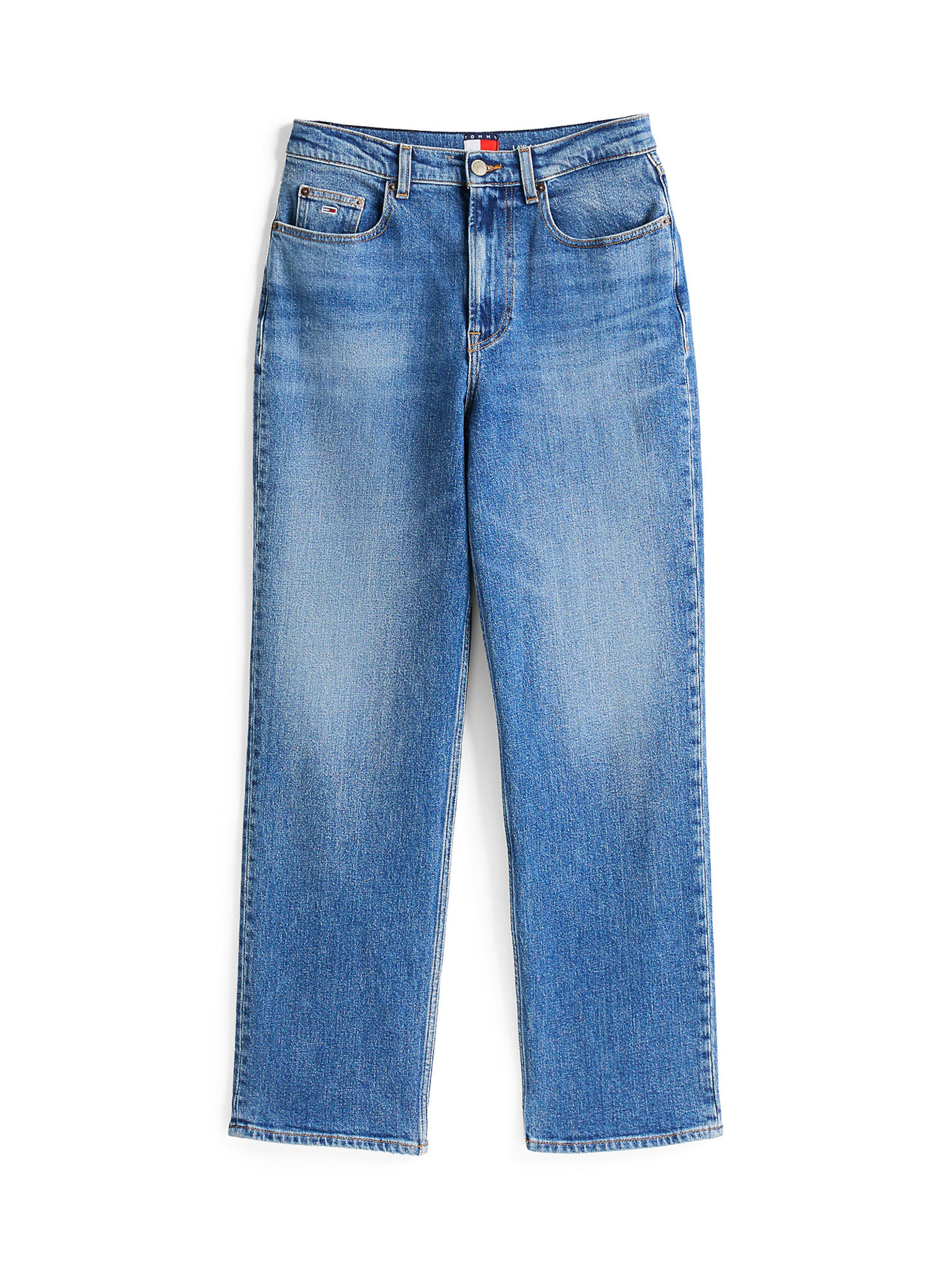 Tommy Jeans - regular Vaquero 'Layla' en azul: frente