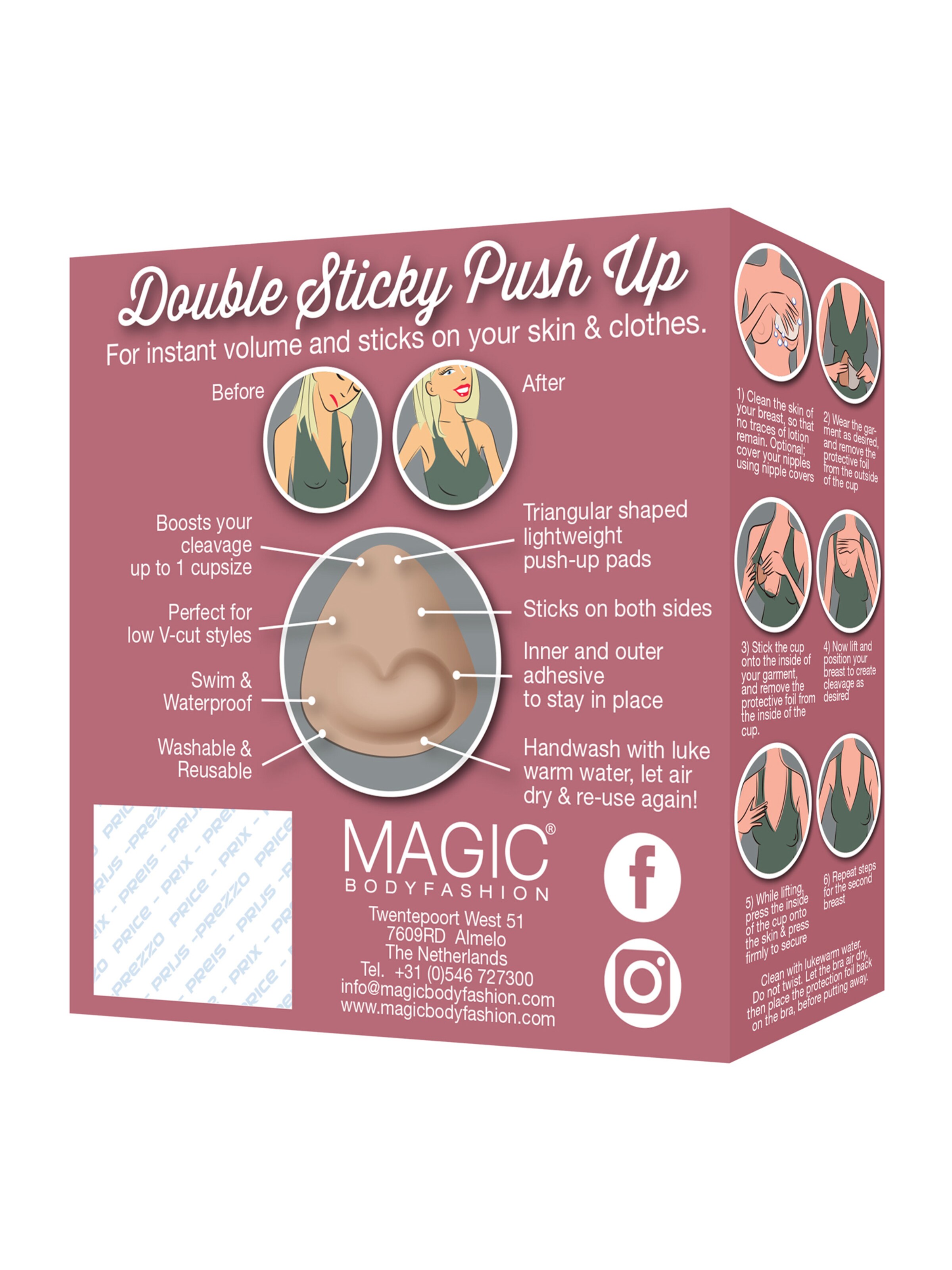 MAGIC Bodyfashion Melltartó tartozékok - bézs