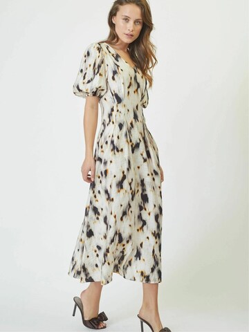 Robe ' Elisa' co'couture en blanc