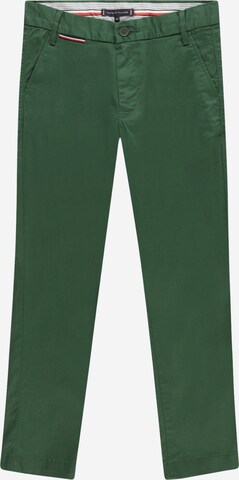 TOMMY HILFIGER Broek in Groen: voorkant