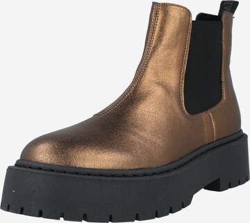 STEVE MADDEN Chelsea Boots 'Veerly' in Bronze: front