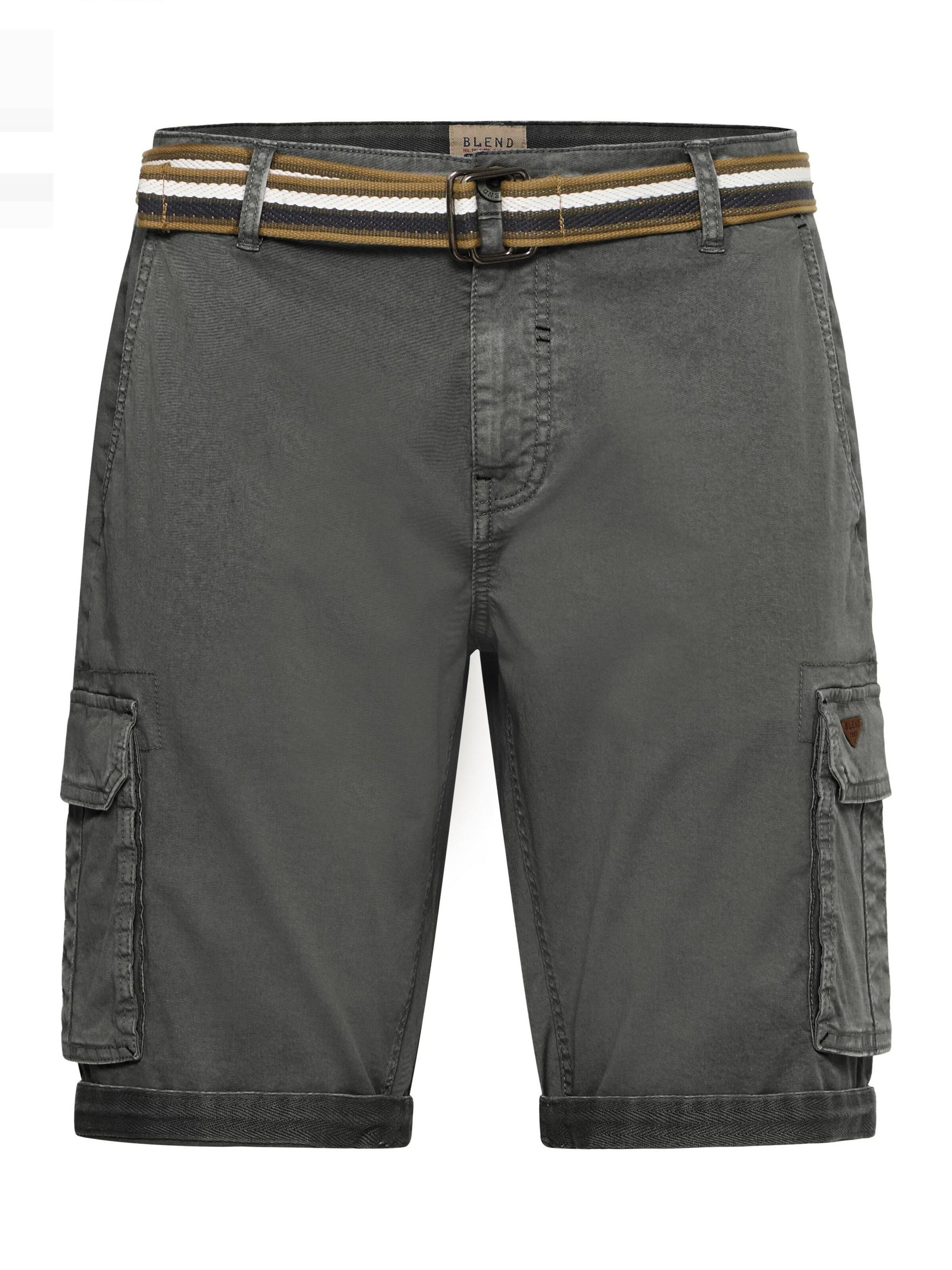 BLEND Cargobroek 'Brian' in Grijs: voorkant