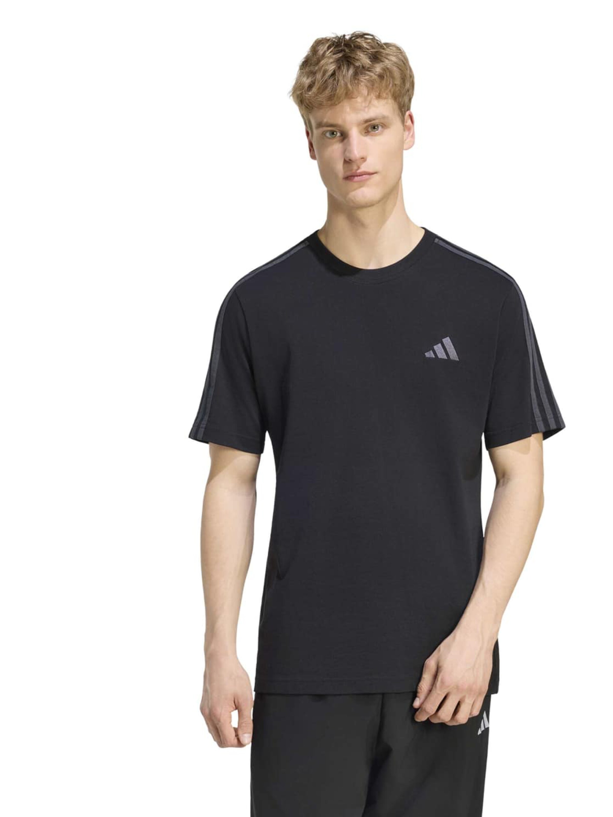 ADIDAS SPORTSWEAR Performance Shirt 'Essentials' in Black: front