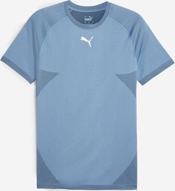 T-Shirt fonctionnel PUMA en bleu : devant