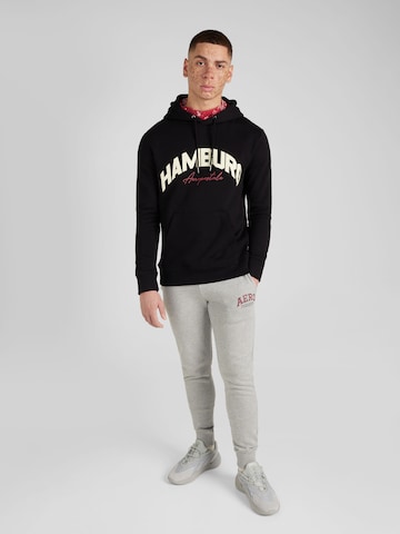 AÉROPOSTALESweater majica 'HAMBURG' - crna boja