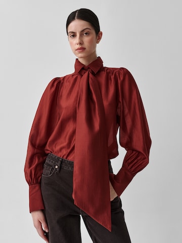 Camicia da donna 'Sota' di TATUUM in arancione: frontale