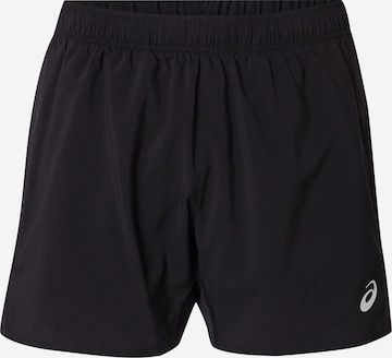 ASICSregular Sportske hlače - crna boja: prednji dio