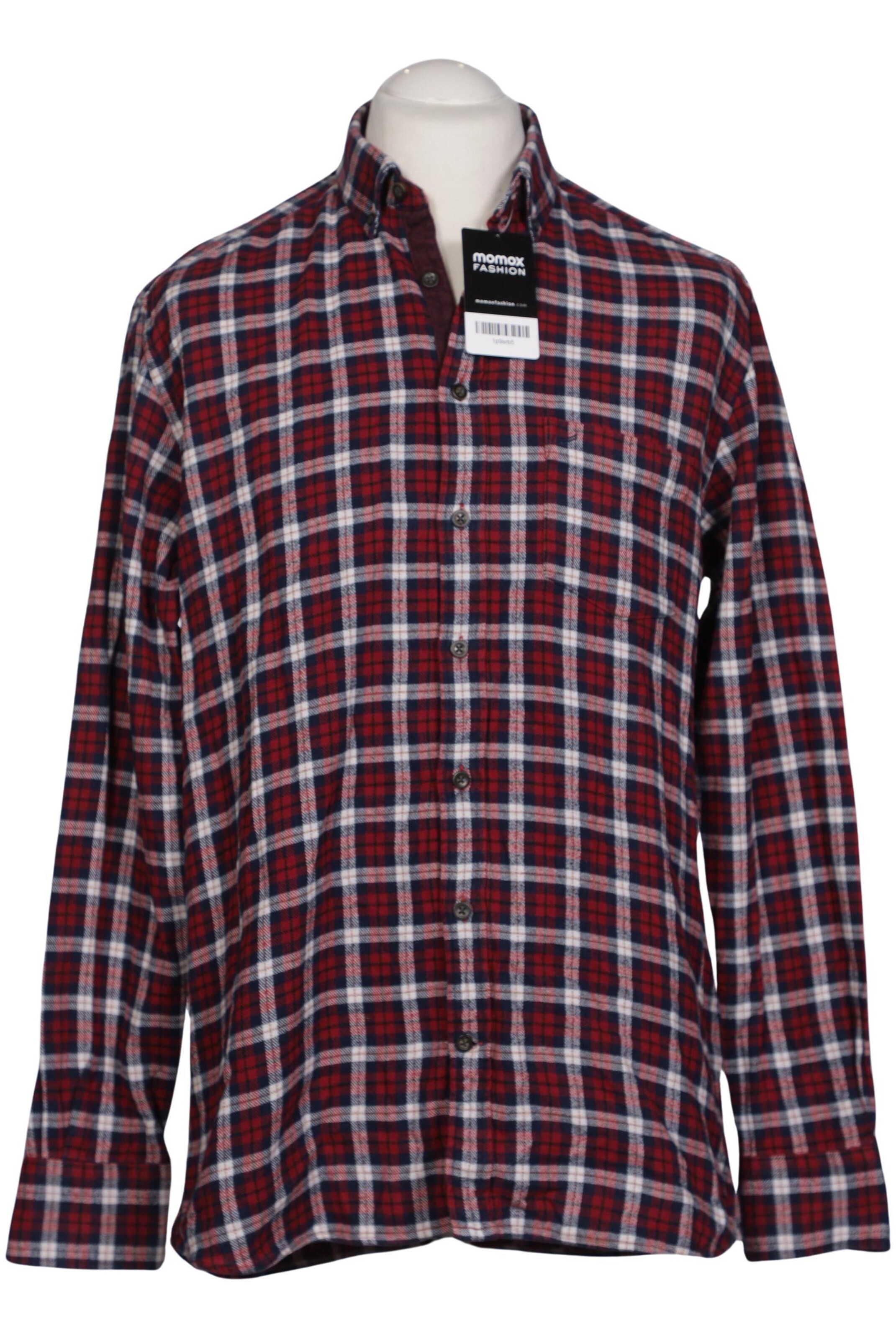 HECHTER PARIS Button Up Shirt in L in Red: front