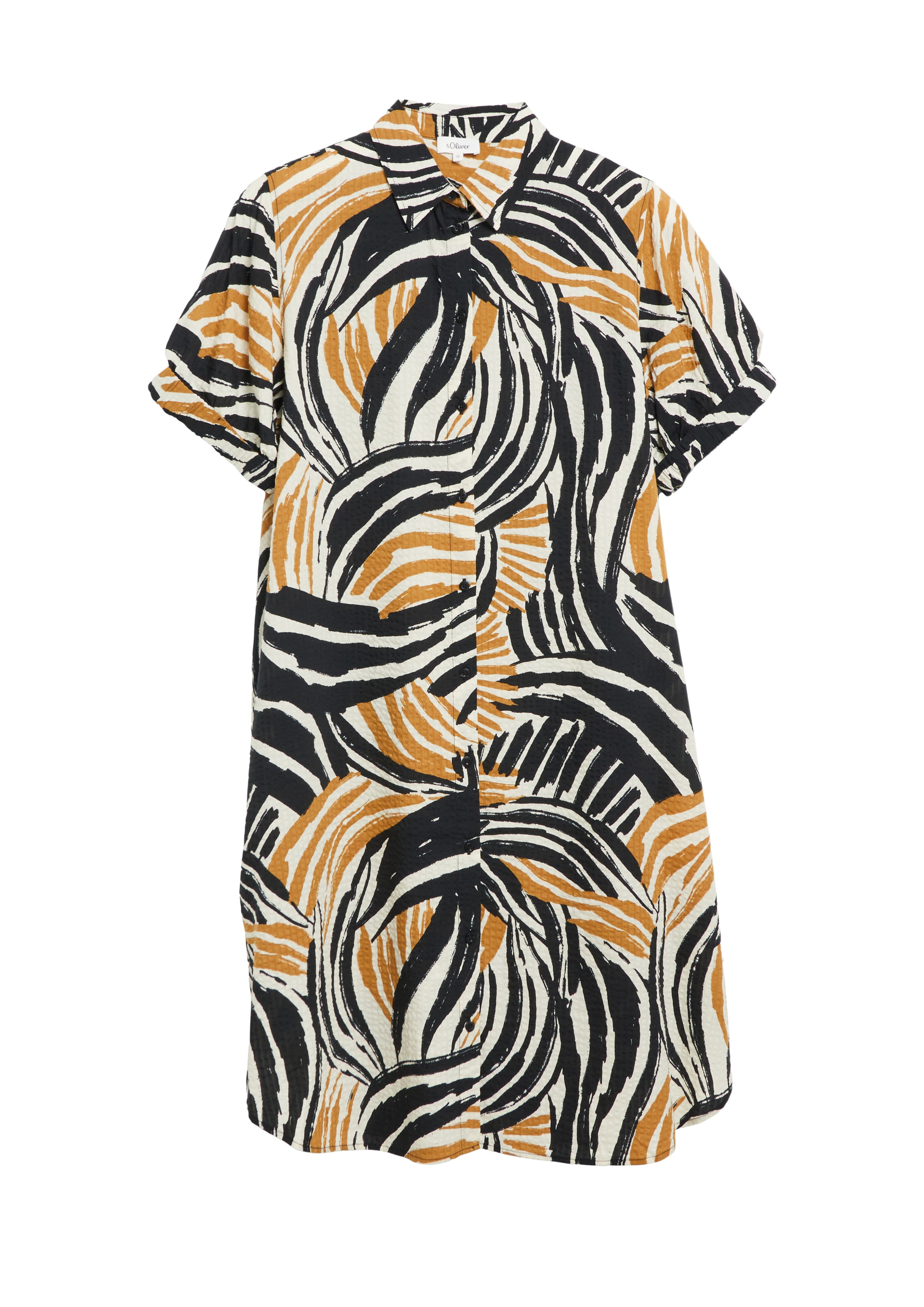Robe-chemise s.Oliver en marron : devant
