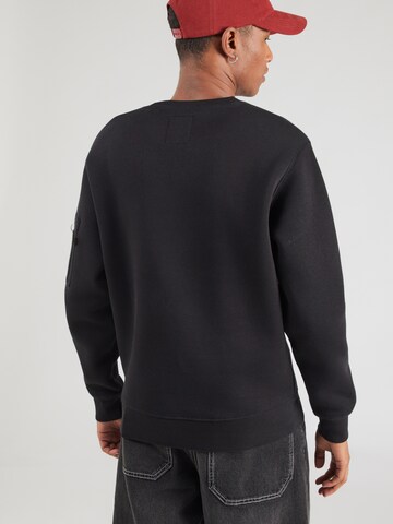ALPHA INDUSTRIES Sweatshirt in Black