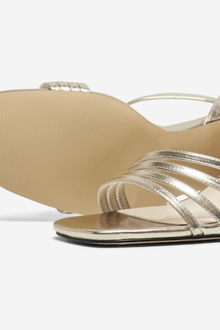 ONLY Strap Sandals 'AIKO-2' in Gold