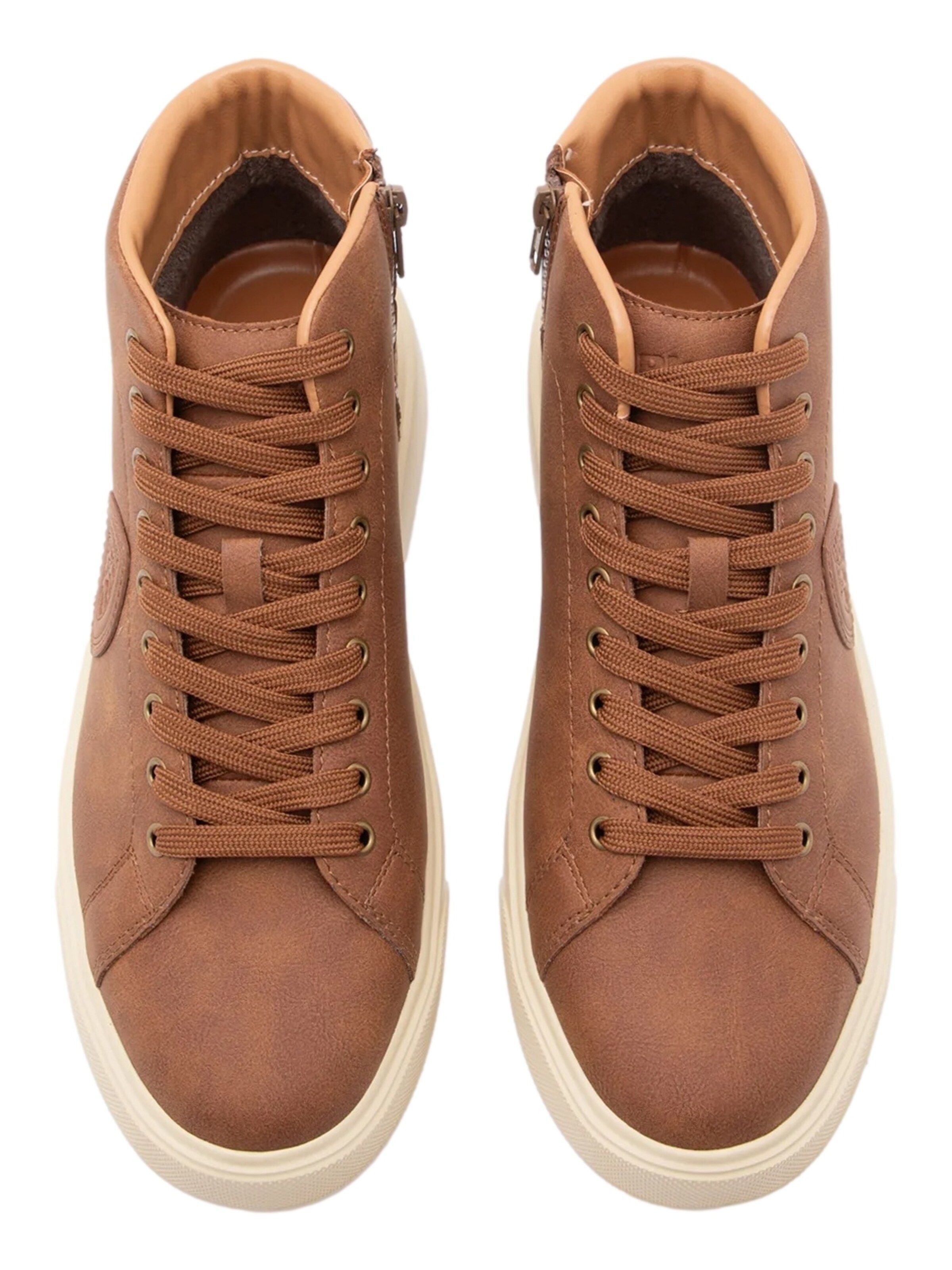 Sneaker alta 'BUCK 08' di Blauer.USA in marrone