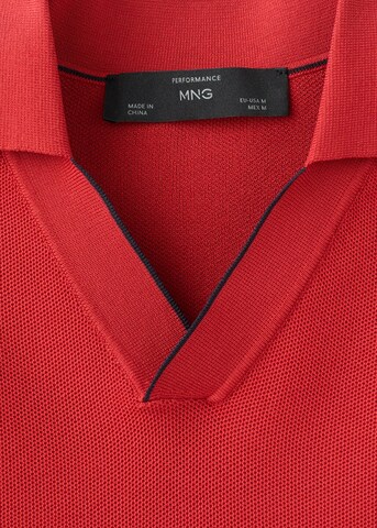 MANGO MAN Poloshirt 'Milo' in Rot