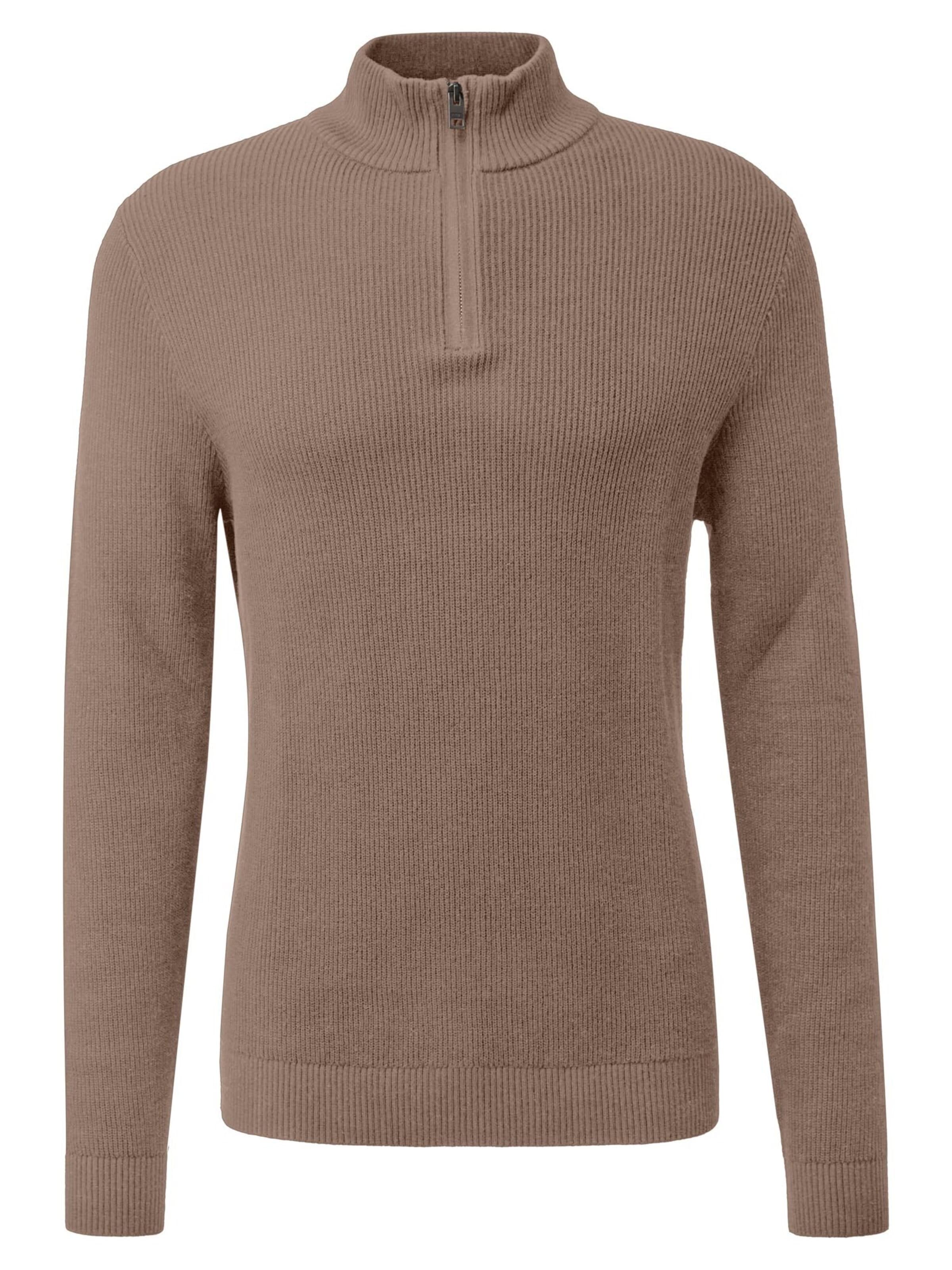s.Oliver Pullover 'Basic'‌‌‌‌‌ in S in braun, Produktansicht