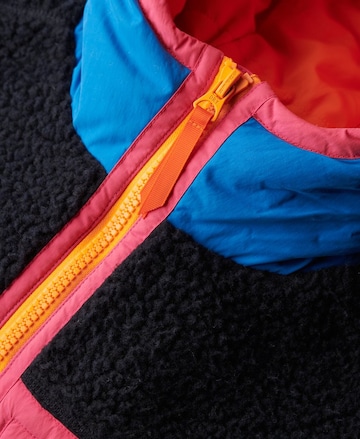 Superdry Fleece jas in Blauw