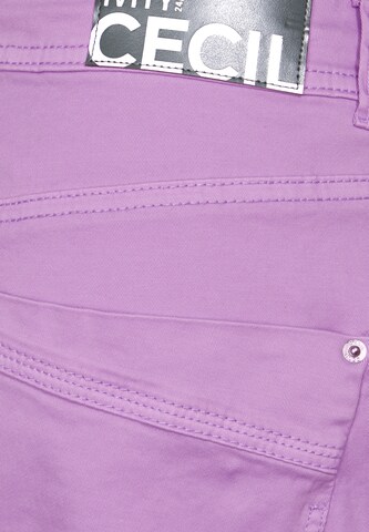 CECIL Regular Pants in Purple