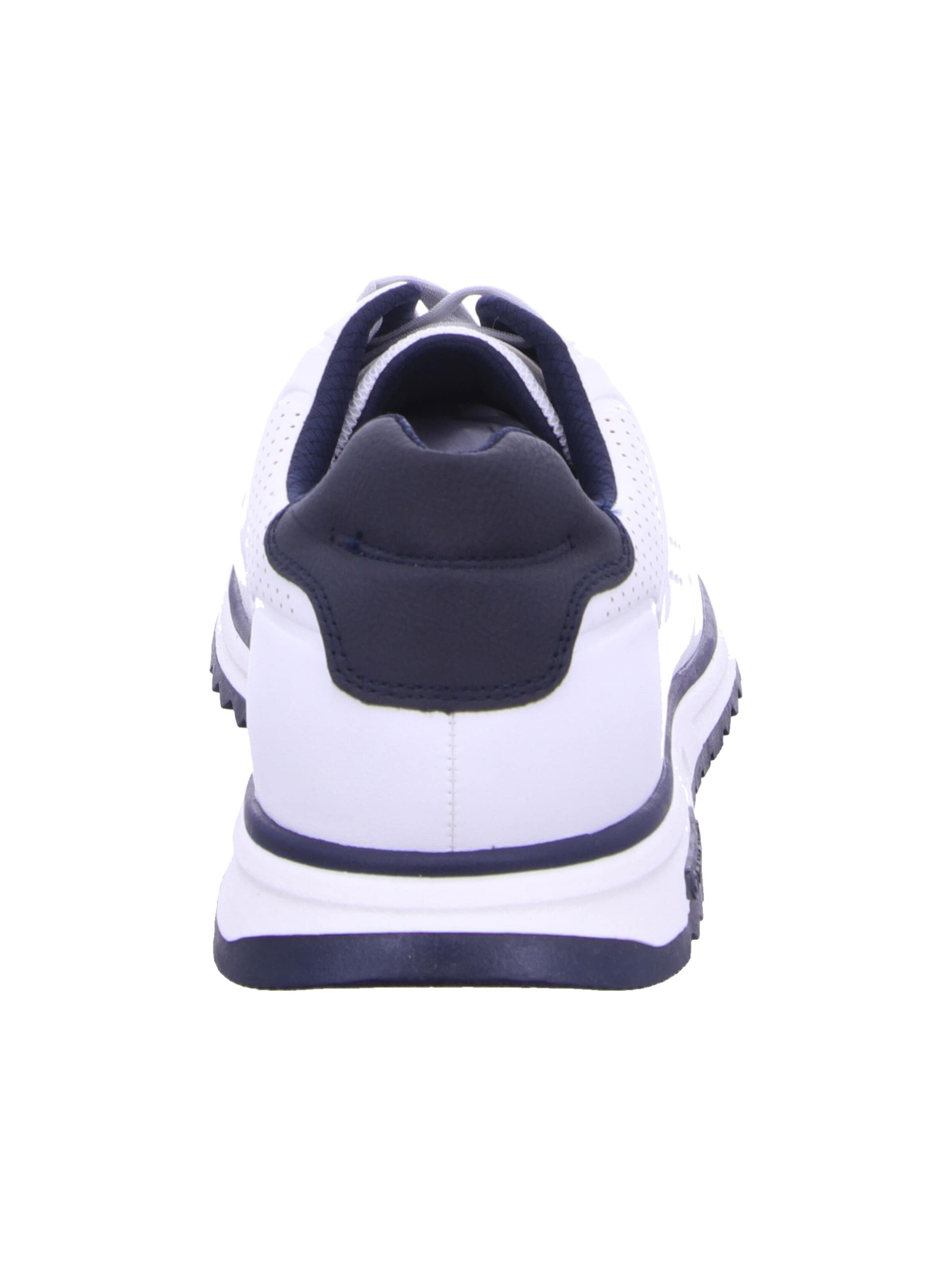 TOM TAILOR Sportovní šněrovací boty – bílá