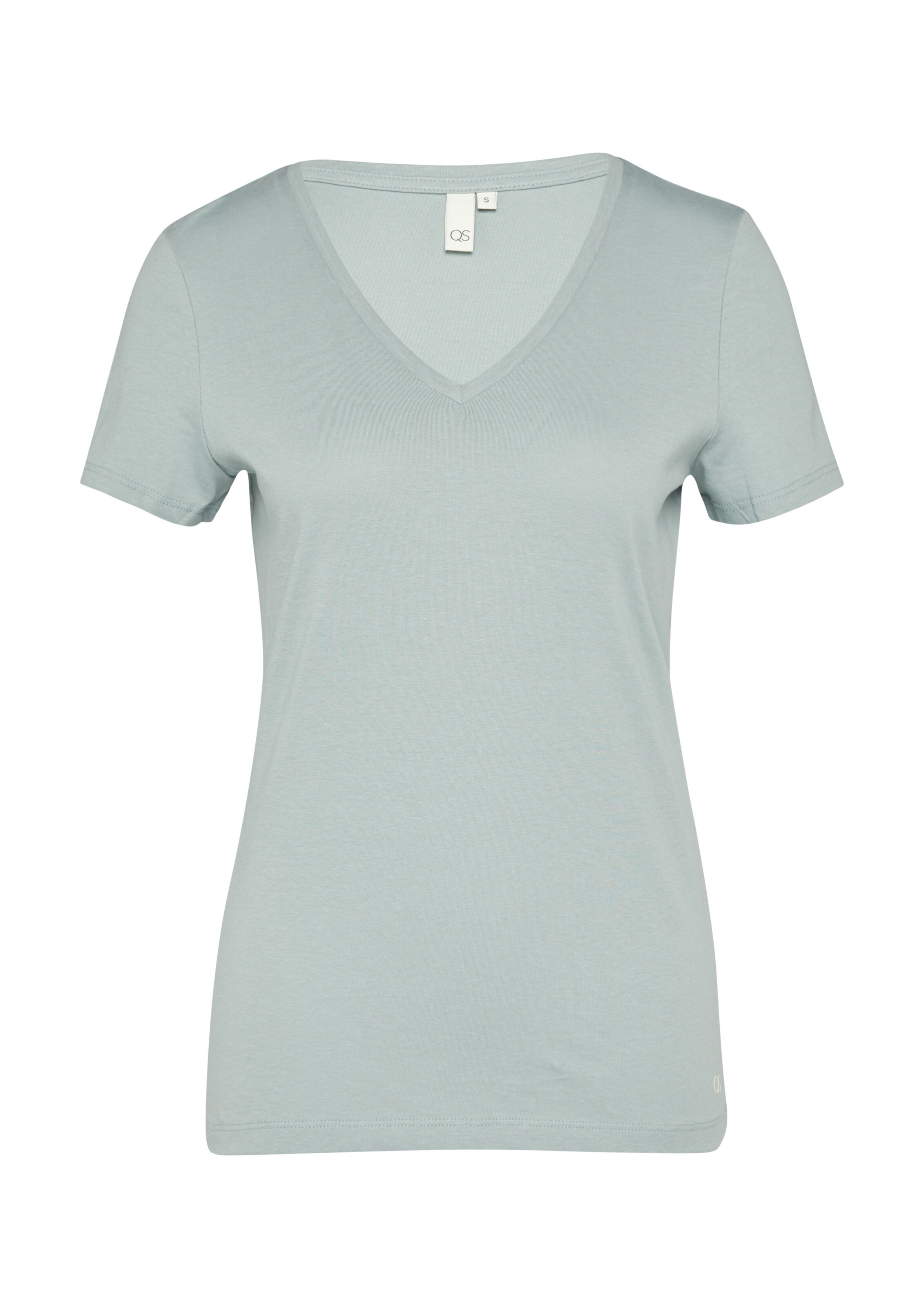 QS Shirt in Grün: Vorderseite