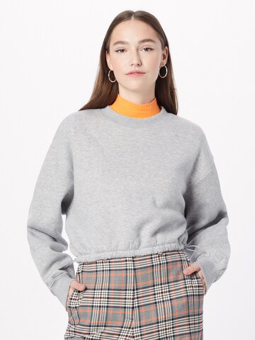 Tally Weijl Sweatshirt in Grey: front